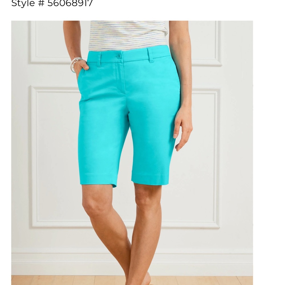 Talbots Turquoise Women Shorts Bermudas